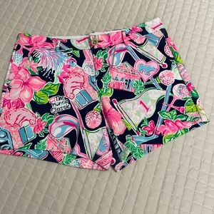 Lilly Pulitzer Knit Callahan Shorts sz 8